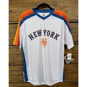 New York Mets Shirt Mens Large MLB Baseball Cooperstown Collection Tee